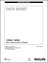 datasheet for N74F861D by Philips Semiconductors