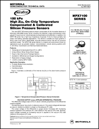 datasheet for MPX7100A by Motorola
