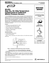 datasheet for MPX7050D by Motorola