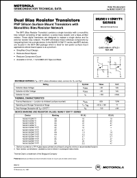 datasheet for MUN5130DW1T1 by Motorola