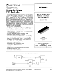 datasheet for MC44463B by Motorola