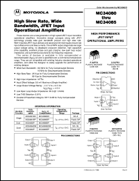 datasheet for MC34085BP by Motorola