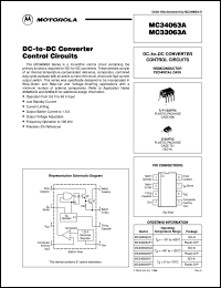 datasheet for MC34063AD by Motorola