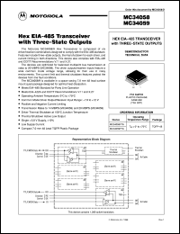 datasheet for MC34059FTA by Motorola