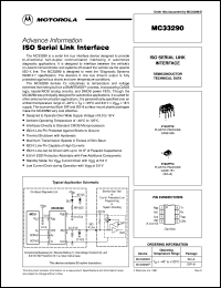 datasheet for MC33290D by Motorola
