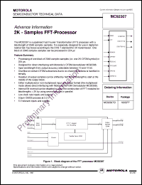 datasheet for MC92307CI by Motorola