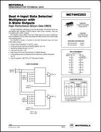datasheet for MC74HC253N by Motorola
