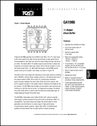 datasheet for GA1086MC1000 by TriQuint Semiconductor, Inc.