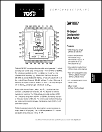datasheet for GA1087MC500 by TriQuint Semiconductor, Inc.
