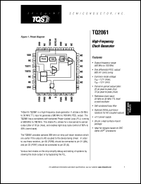 datasheet for TQ2061MC by TriQuint Semiconductor, Inc.