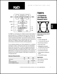 datasheet for TQ8015-Q by TriQuint Semiconductor, Inc.