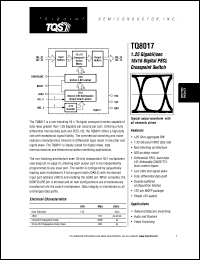 datasheet for TQ8017-Q by TriQuint Semiconductor, Inc.