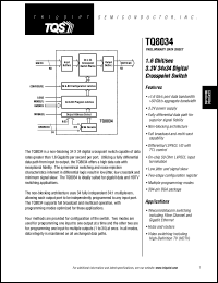 datasheet for TQ8034 by TriQuint Semiconductor, Inc.