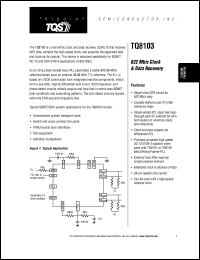 datasheet for TQ8103-Q by TriQuint Semiconductor, Inc.