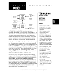 datasheet for TQ8105P by TriQuint Semiconductor, Inc.