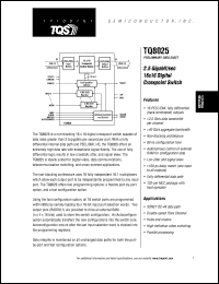 datasheet for TQ8025 by TriQuint Semiconductor, Inc.