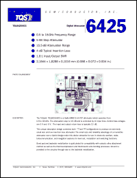 datasheet for TGL6425-SCC by TriQuint Semiconductor, Inc.