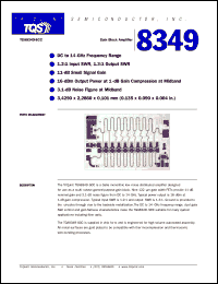 datasheet for TGA8349-SCC by TriQuint Semiconductor, Inc.