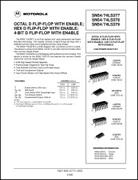 datasheet for SN74LS377N by Motorola