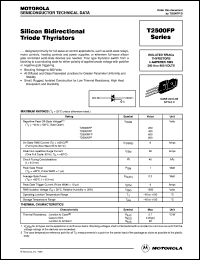 datasheet for T2500NFP by Motorola