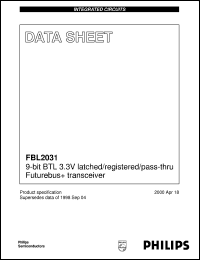 datasheet for FBL2031BB by Philips Semiconductors