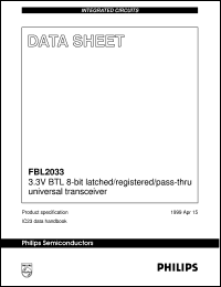 datasheet for FBL2033BB by Philips Semiconductors