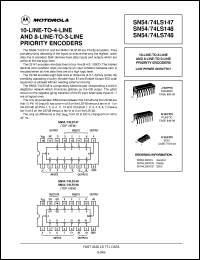 datasheet for SN74LS748D by Motorola