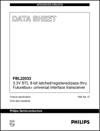 datasheet for FBL22033BB by Philips Semiconductors