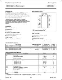 datasheet for ADC0803CD by Philips Semiconductors