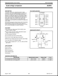 datasheet for AU2901D by Philips Semiconductors