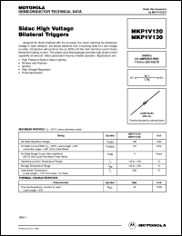 datasheet for MKP1V120 by Motorola