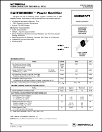 datasheet for MUR620CT by Motorola