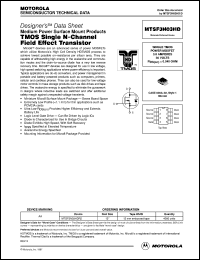 datasheet for MTSF3N03HDR2 by Motorola