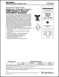 datasheet for MTSF2P02HDR2 by Motorola