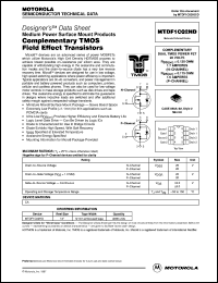 datasheet for MTDF1C02HD by Motorola