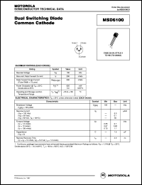 datasheet for MSD6100 by Motorola