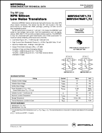 datasheet for MRF2947RAT1 by Motorola