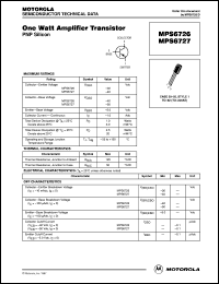datasheet for MPS6727 by Motorola