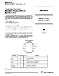datasheet for MPC9108D by Motorola
