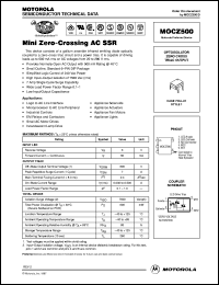datasheet for MOCZ500 by Motorola