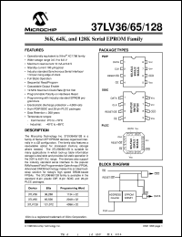 datasheet for 37LV128-/P by Microchip Technology, Inc.