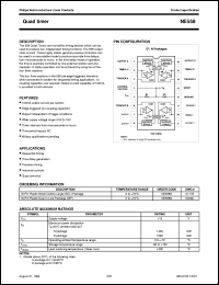 datasheet for NE558D by Philips Semiconductors