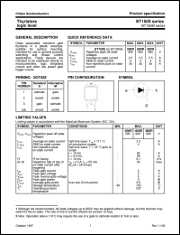 datasheet for BT150M-500R by Philips Semiconductors