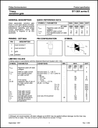 datasheet for BT138X-600E by Philips Semiconductors