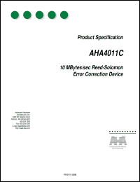 datasheet for AHA4011C-040PJC by Advanced Hardware Architectures