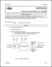 datasheet for AKD5352 by AKM Semiconductor, Inc.