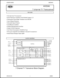 datasheet for AK2546 by AKM Semiconductor, Inc.