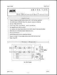 datasheet for AK135 by AKM Semiconductor, Inc.