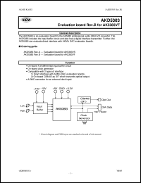 datasheet for AKD5383 by AKM Semiconductor, Inc.