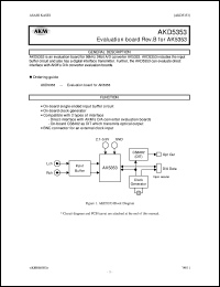 datasheet for AKD5353 by AKM Semiconductor, Inc.